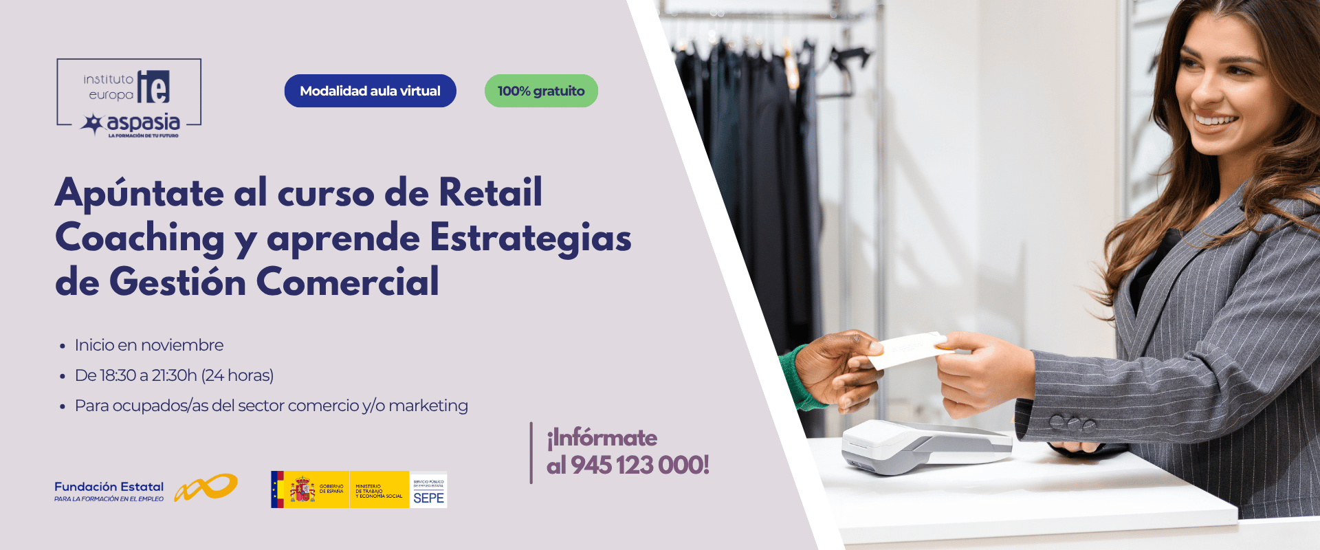 EL RETAIL COACHING. ESTRATEGIAS DE GESTION COMERCIAL (Vitoria-Gasteiz) - Ocupados/as EL RETAIL COACHING. ESTRATEGIAS DE GESTION COMERCIAL (Vitoria-Gasteiz) - Ocupados/as