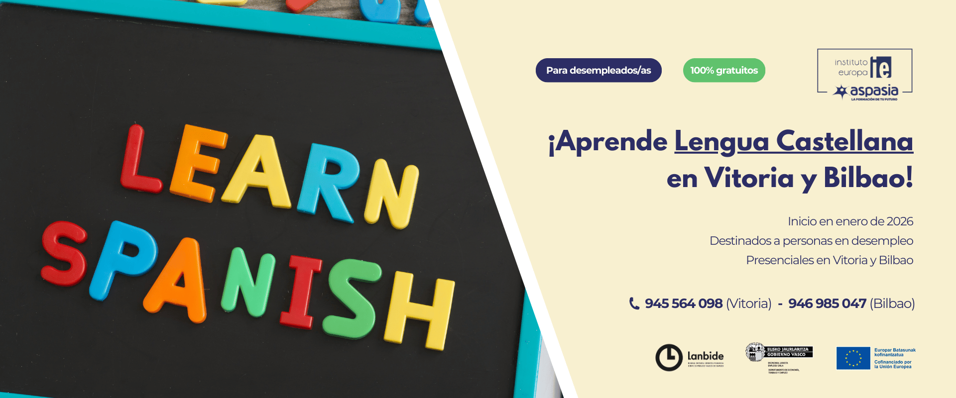 LENGUA CASTELLANA (Vitoria y Bilbao) - Desempleados/as LENGUA CASTELLANA (Vitoria y Bilbao) - Desempleados/as