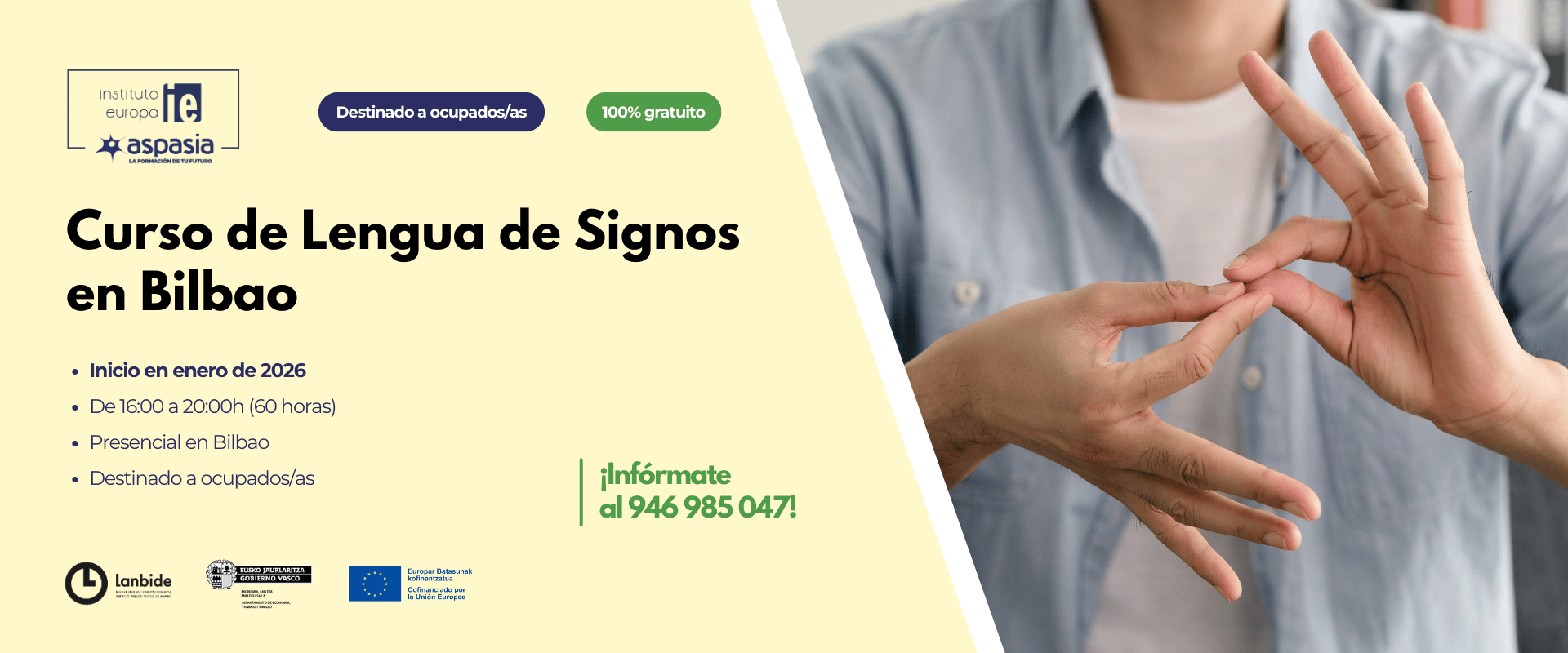 LENGUA DE SIGNOS (Bilbao) - Ocupados/as LENGUA DE SIGNOS (Bilbao) - Ocupados/as