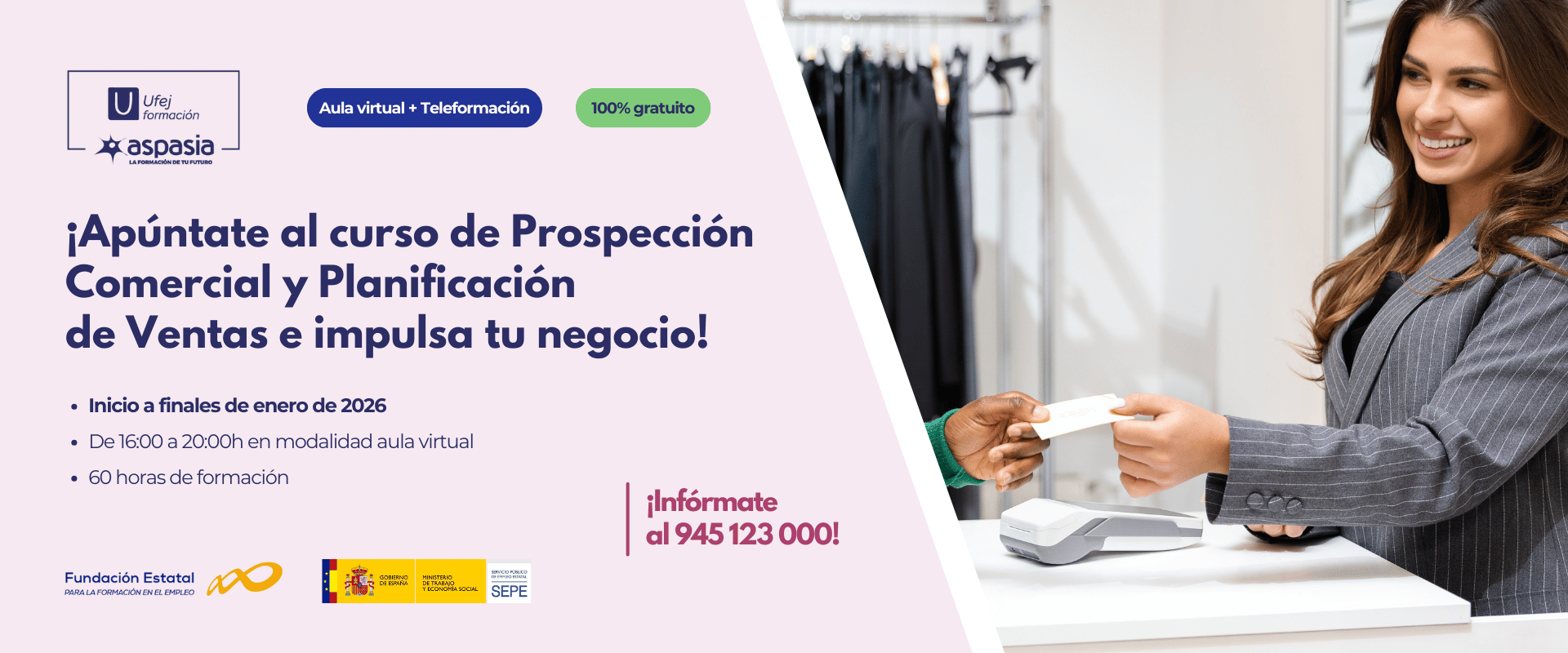 PROSPECCIÓN COMERCIAL Y PLANIFICACIÓN DE VENTAS (Vitoria-Gasteiz) - OCUPADOS SECTOR COMERCIO PROSPECCIÓN COMERCIAL Y PLANIFICACIÓN DE VENTAS (Vitoria-Gasteiz) - OCUPADOS SECTOR COMERCIO