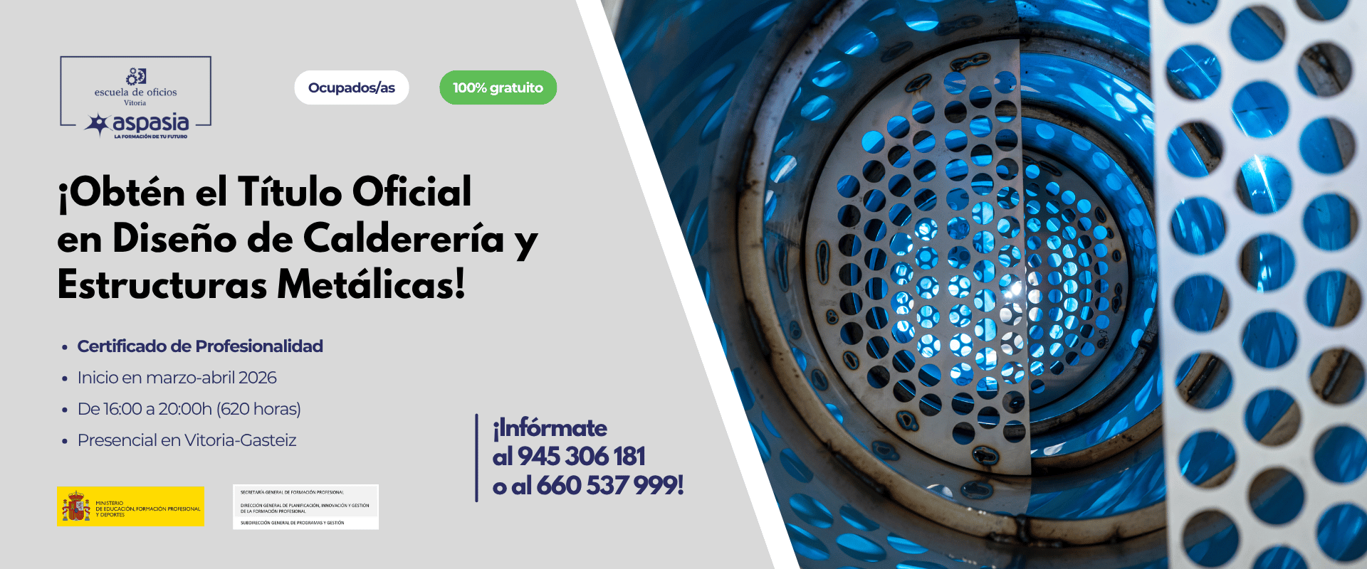 TÍTULO OFICIAL EN DISEÑO DE CALDERERÍA Y ESTRUCTURAS METÁLICAS TÍTULO OFICIAL EN DISEÑO DE CALDERERÍA Y ESTRUCTURAS METÁLICAS