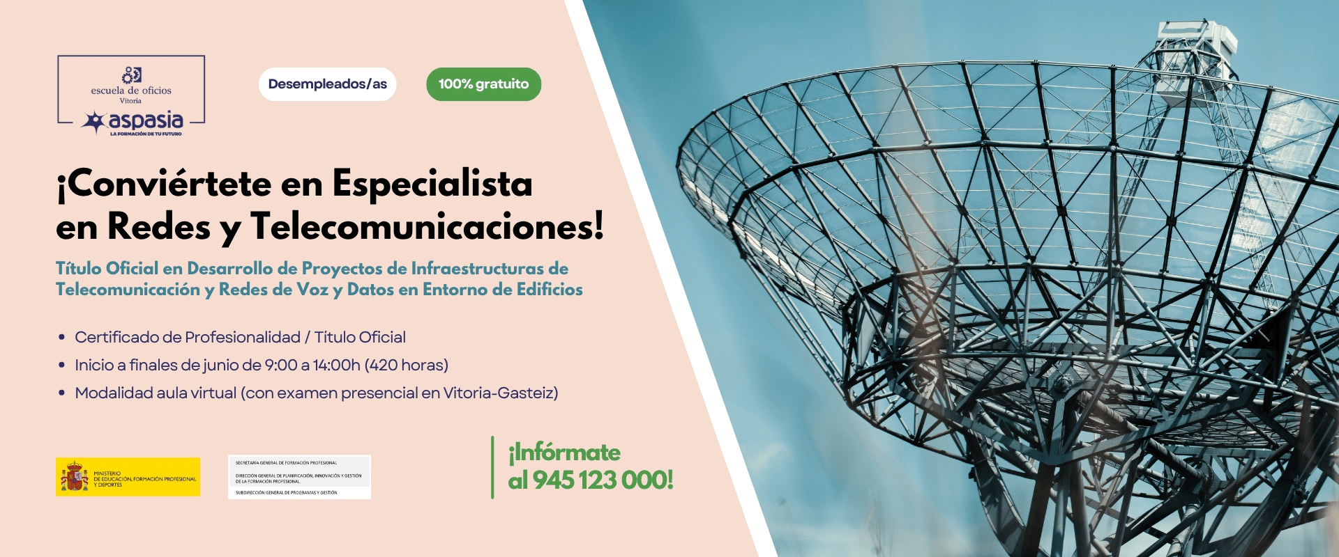 DESARROLLO DE PROYECTOS DE INFRAESTRUCTURAS DE TELECOMUNICACIÓN Y REDES DE VOZ Y DATOS EN ENTORNO DE EDIFICIOS DESARROLLO DE PROYECTOS DE INFRAESTRUCTURAS DE TELECOMUNICACIÓN Y REDES DE VOZ Y DATOS EN ENTORNO DE EDIFICIOS
