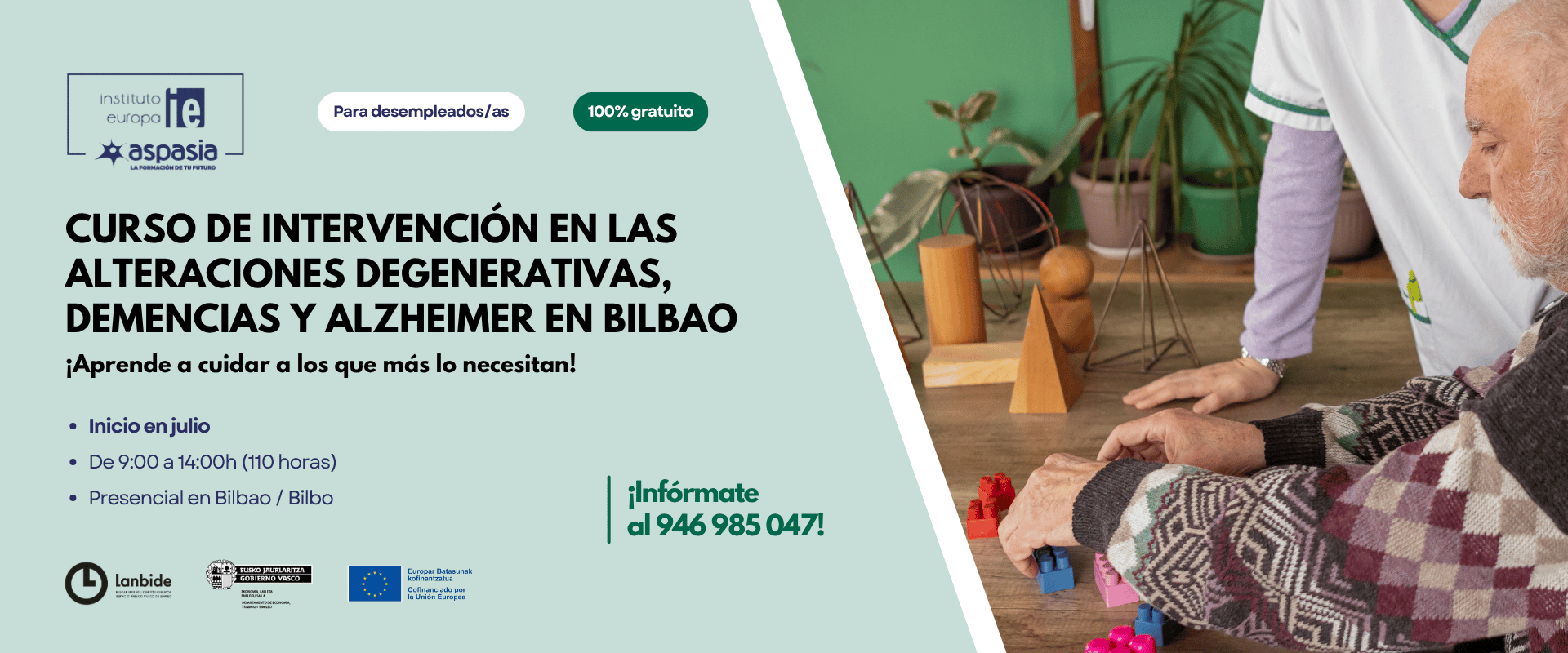 INTERVENCIÓN EN LAS ALTERACIONES DEGENERATIVAS, DEMENCIAS Y ALZHEIMER INTERVENCIÓN EN LAS ALTERACIONES DEGENERATIVAS, DEMENCIAS Y ALZHEIMER