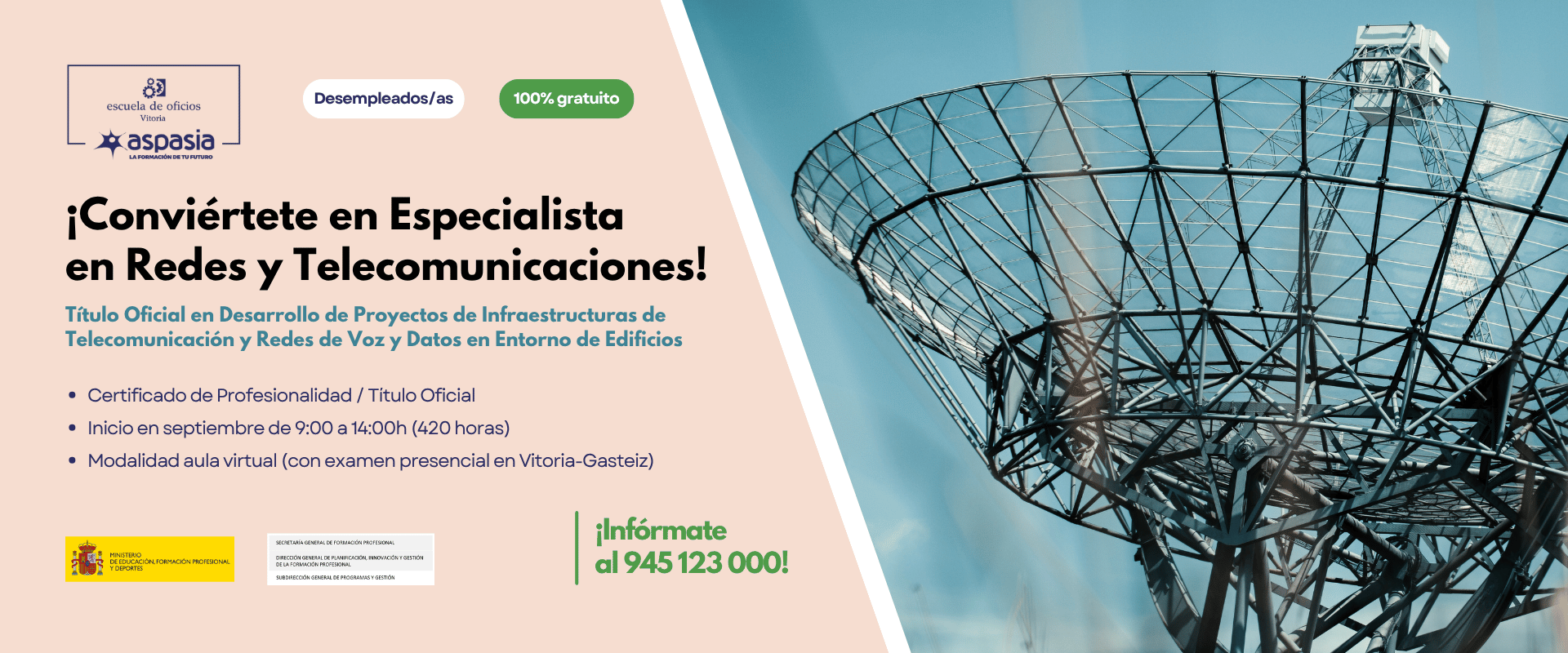 DESARROLLO DE PROYECTOS DE INFRAESTRUCTURAS DE TELECOMUNICACIÓN Y REDES DE VOZ Y DATOS EN ENTORNO DE EDIFICIOS DESARROLLO DE PROYECTOS DE INFRAESTRUCTURAS DE TELECOMUNICACIÓN Y REDES DE VOZ Y DATOS EN ENTORNO DE EDIFICIOS