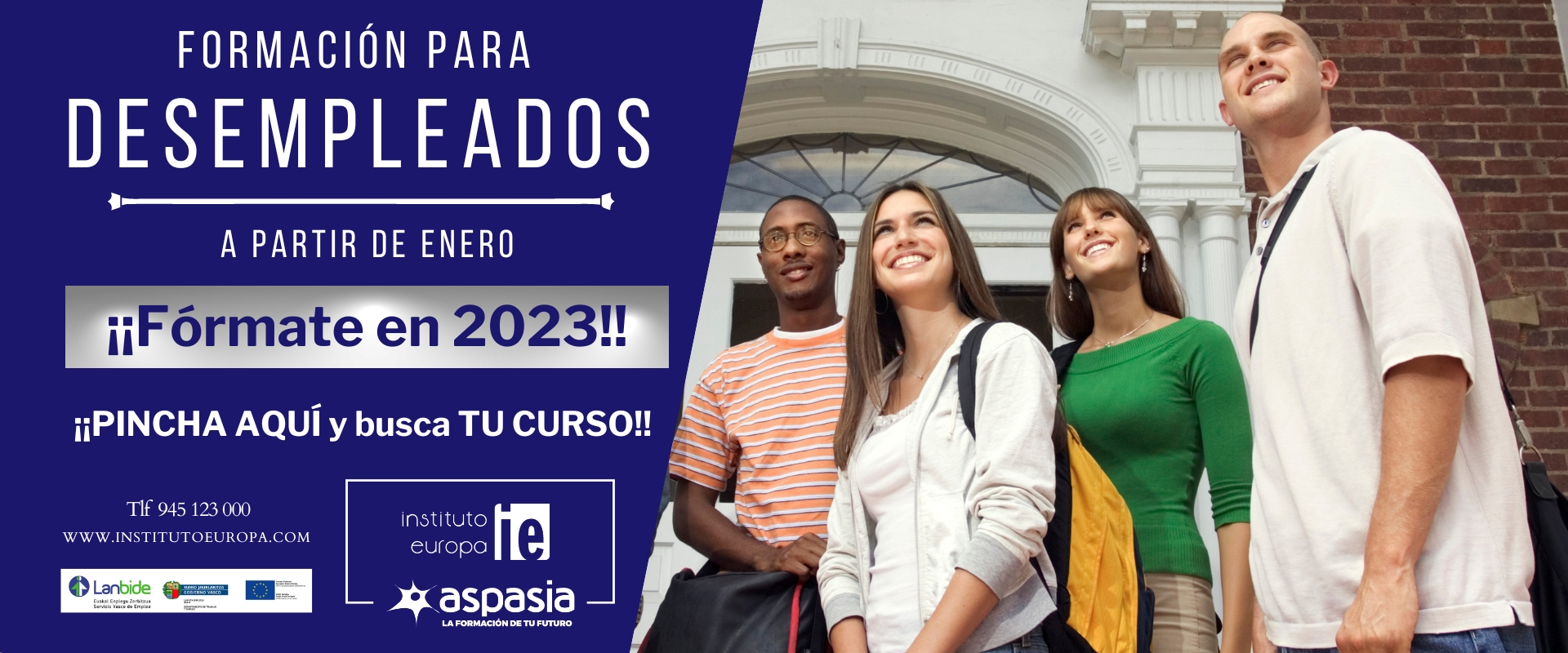 Cursos personas desempleadas 2023