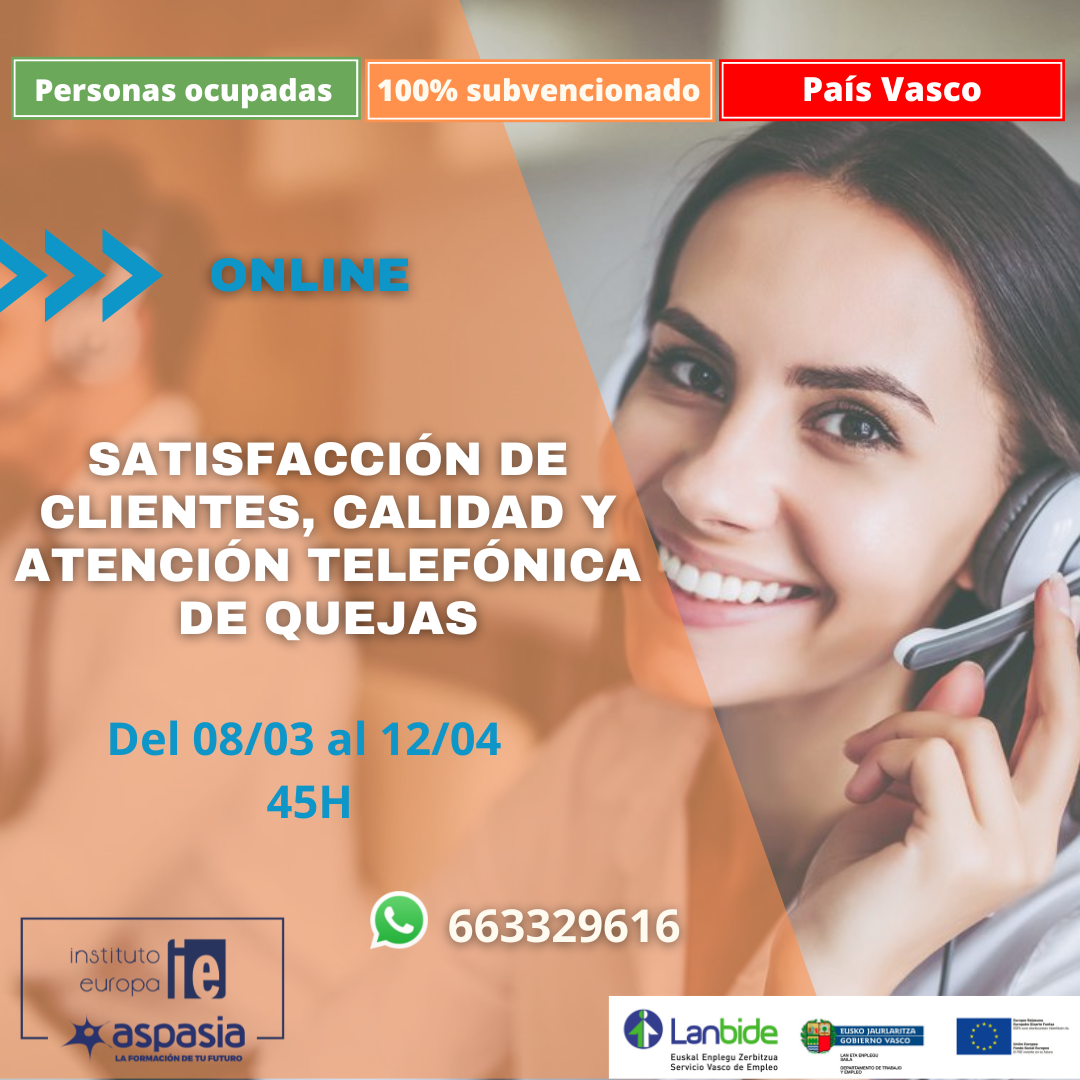 SATISFACIÓN DE CLIENTES, CALIDAD Y ATENCIÓN TELEFÓNICA DE QUEJAS 