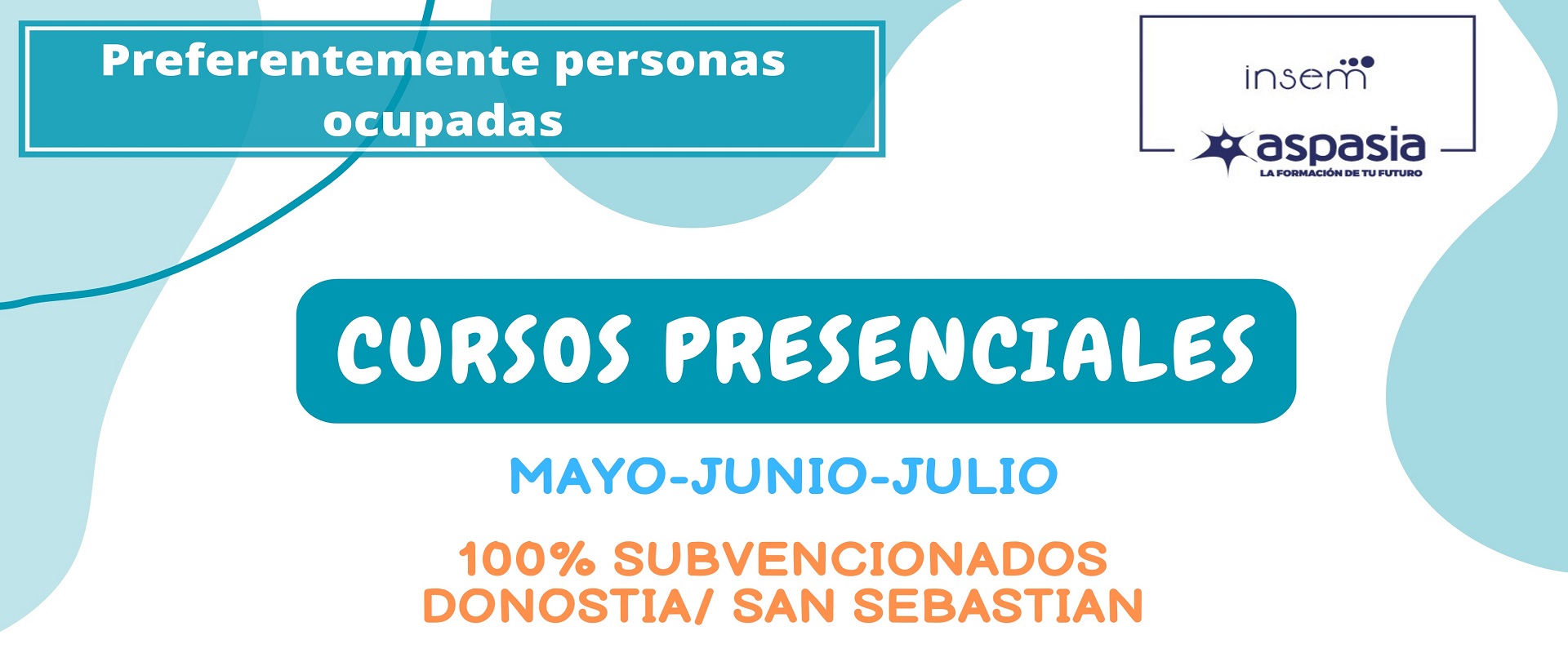 Cursos Donostia Mayo - Julio Ocupadas Lanbide