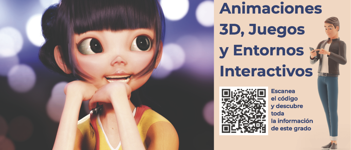 Grado Superior de animaciones 3D, juegos y entornos interactivos