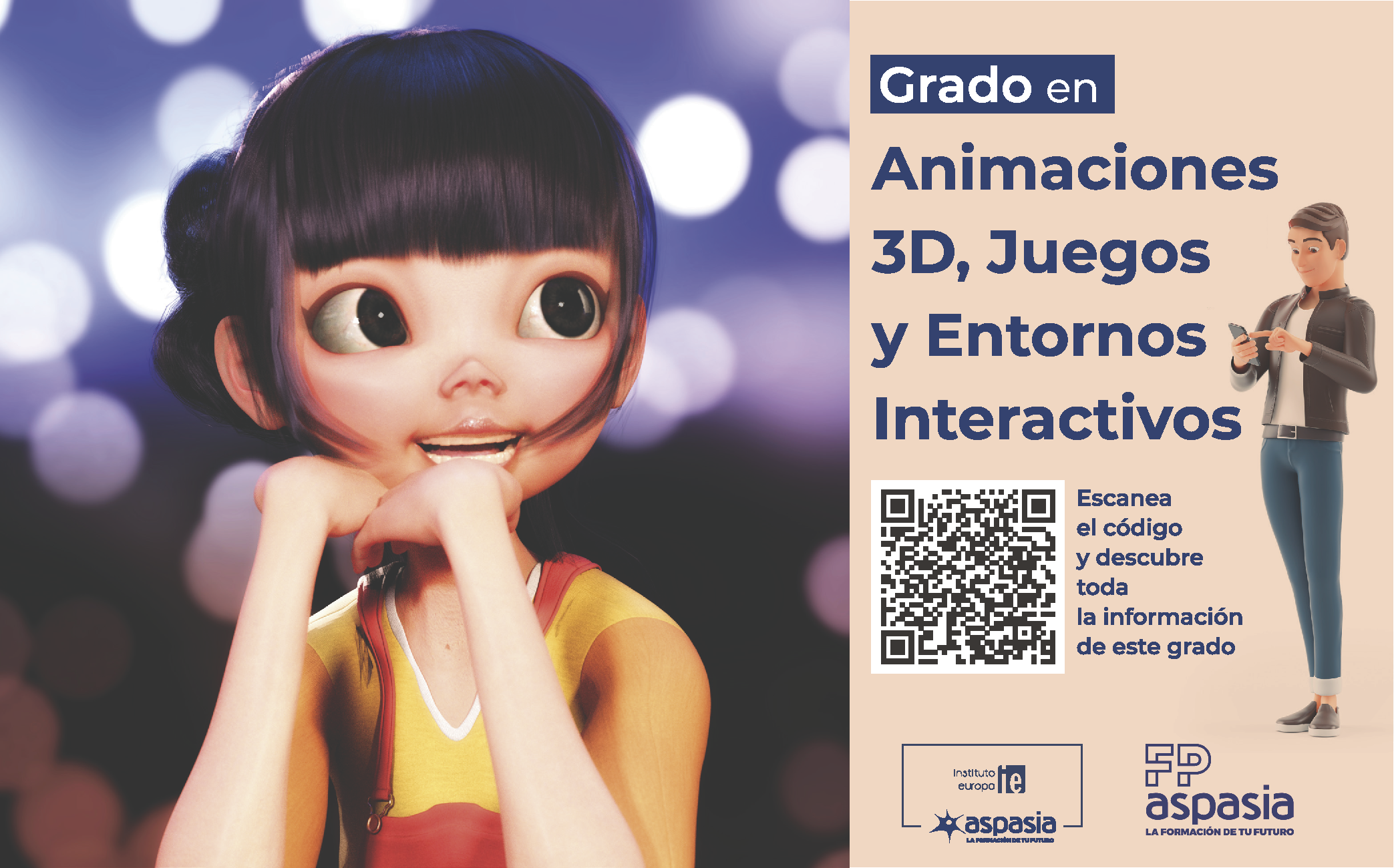 Grado Superior de animaciones 3D, juegos y entornos interactivos