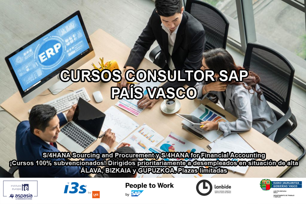 CURSOS PAIS VASCO CONSULTOR SAP S/4HANA Sourcing and Procurement y S/4HANA for Financial Accounting
