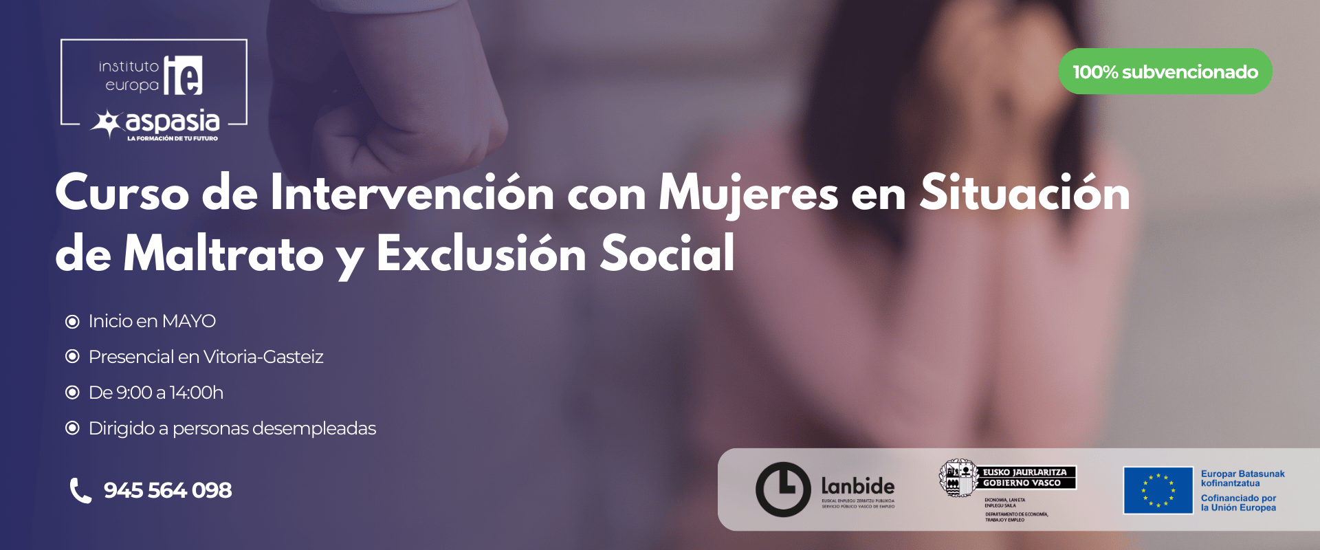 INTERVENCIÓN CON MUJERES EN SITUACIÓN DE MALTRATO Y EXCLUSIÓN SOCIAL (Vitoria-Gasteiz) - Desempleados/as