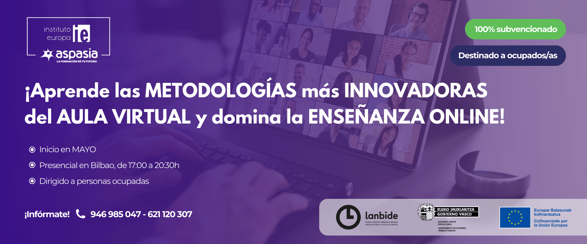 METODOLOGÍAS PARA EL AULA VIRTUAL (Bilbao) - Ocupados/as