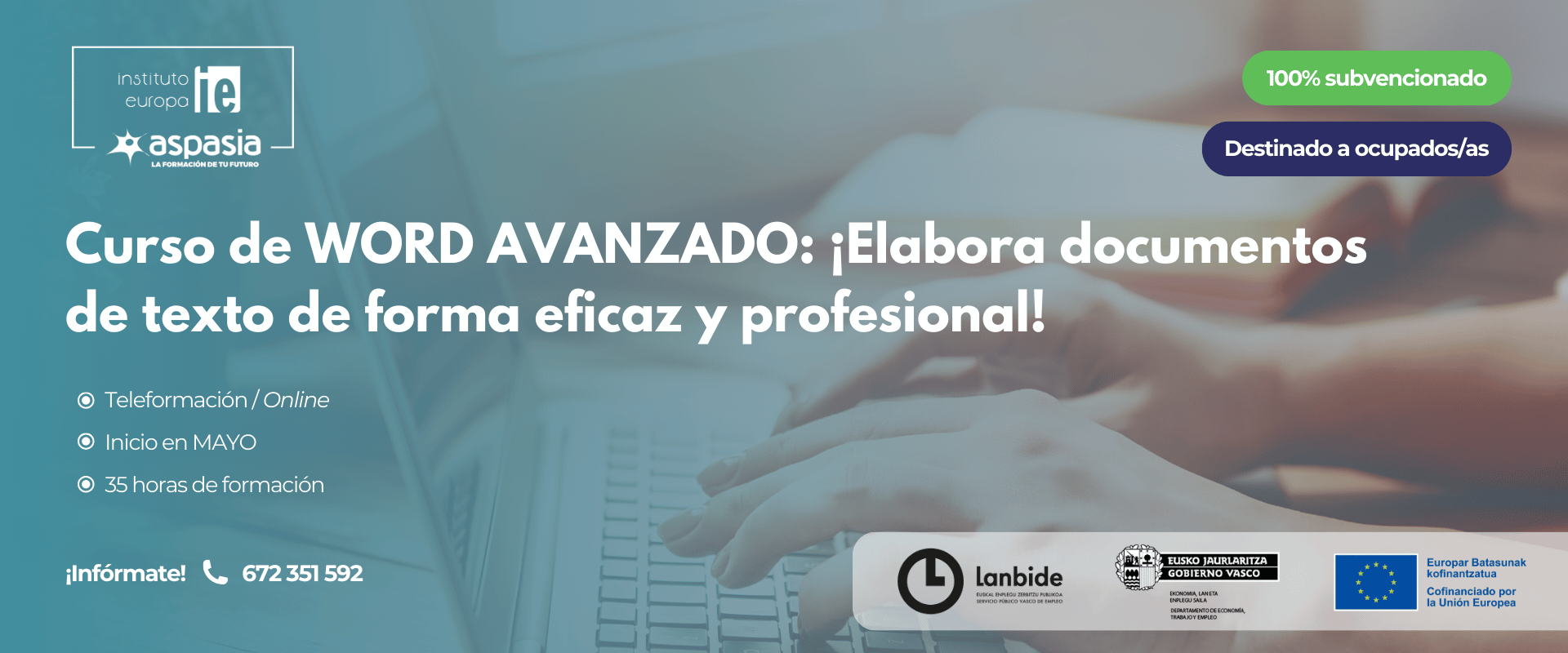 WORD AVANZADO - Ocupados/as