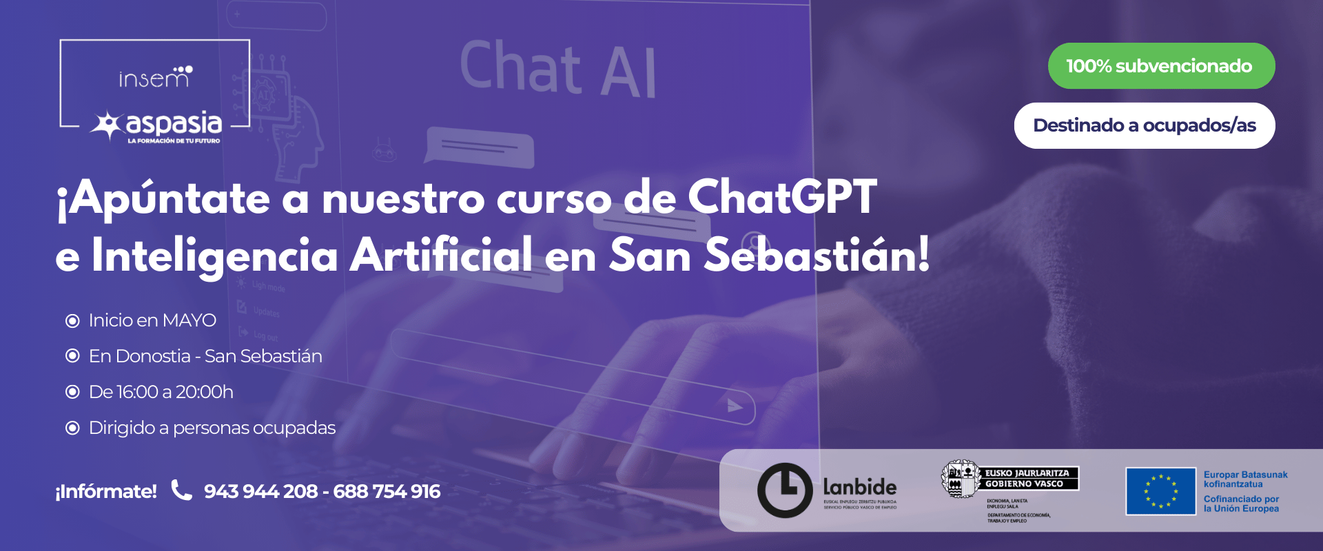 CHATGPT E INTELIGENCIA ARTIFICIAL (Donostia-San Sebastián) - Ocupados/as