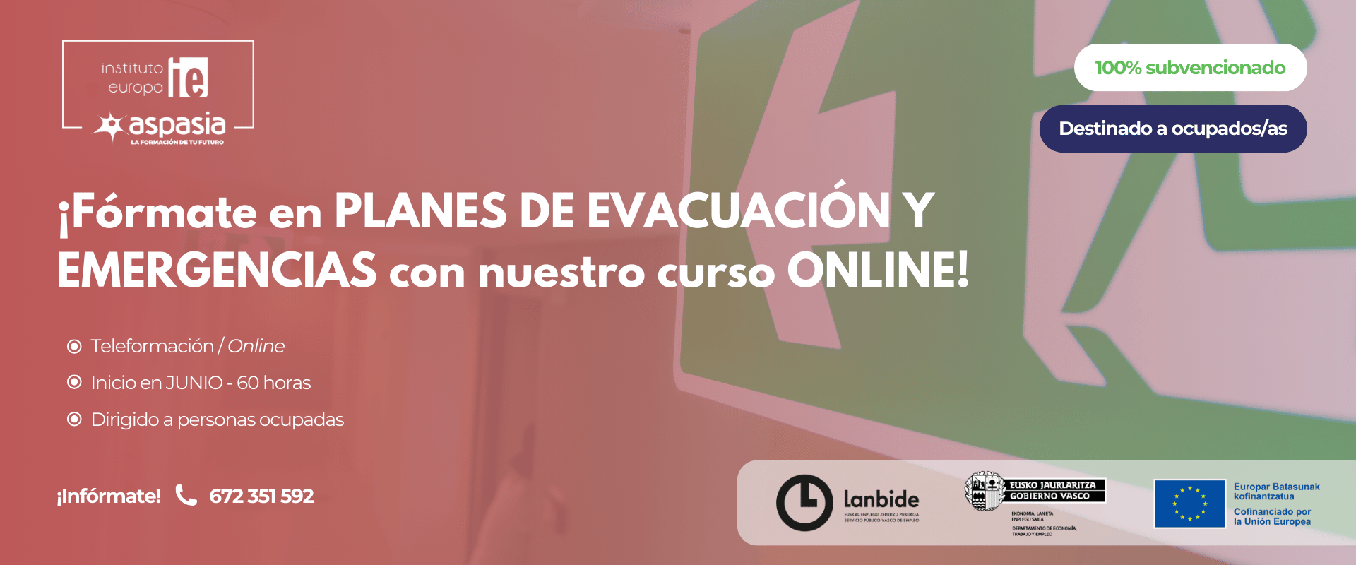 PLANES DE EVACUACIÓN Y EMERGENCIAS - Ocupados/as