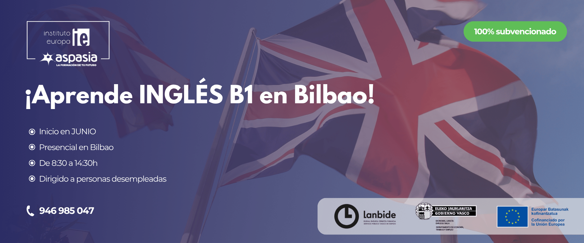 INGLÉS B1 (Bilbao) - Desempleados/as