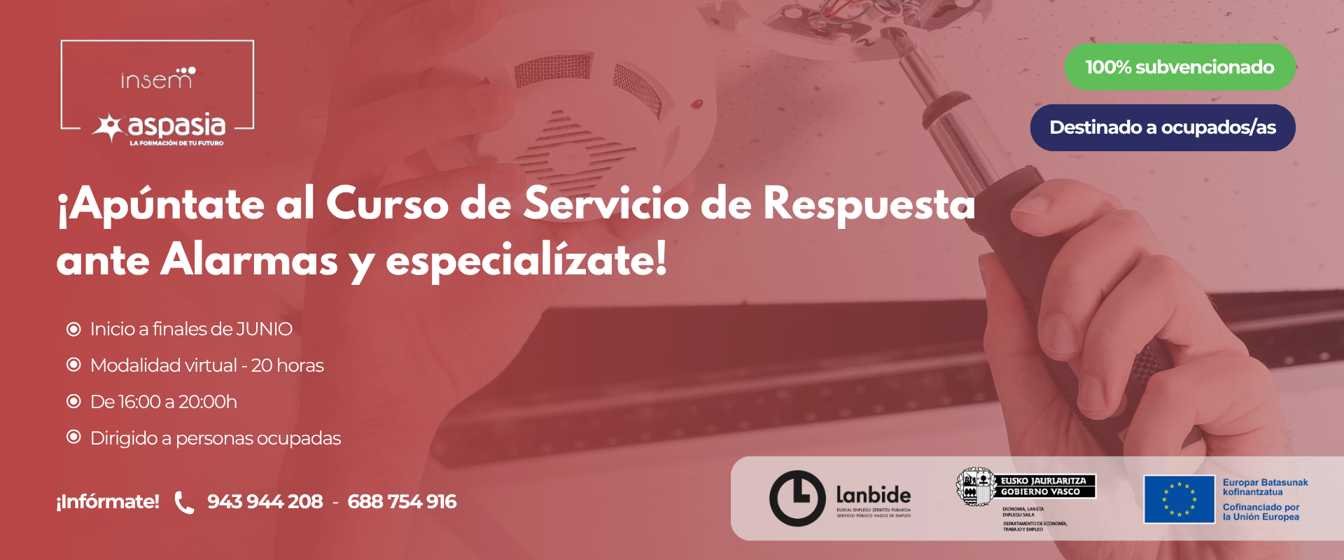 SERVICIO DE RESPUESTA ANTE ALARMAS (Donostia-San Sebastián) - Ocupados/as