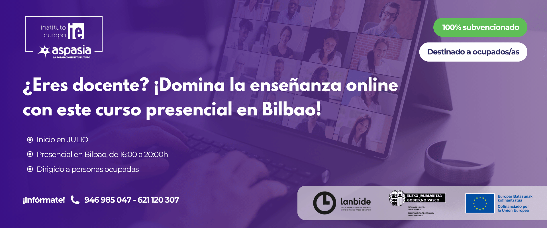 METODOLOGÍAS PARA EL AULA VIRTUAL (Bilbao) - Ocupados/as