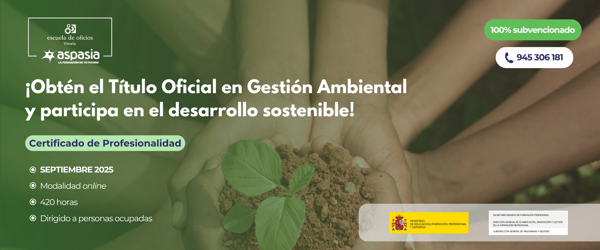 SEAG0211 - GESTIÓN AMBIENTAL - Ocupados/as