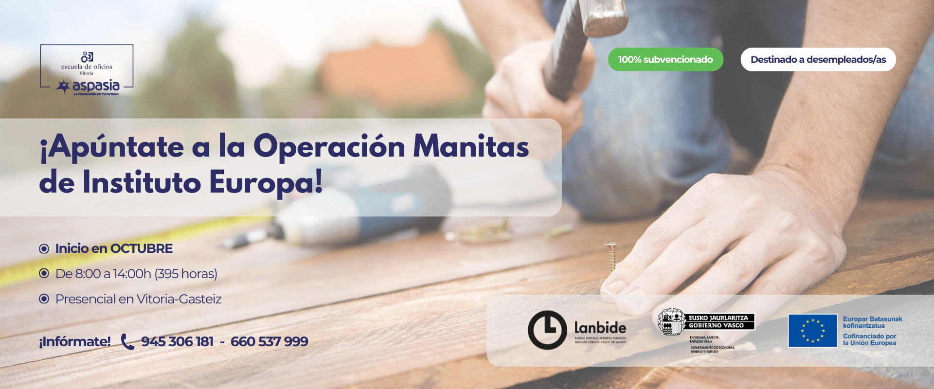 OPERACIÓN MANITAS: TODO FUNCIONA, TODO BRILLA (Vitoria-Gasteiz) - Desempleados/as