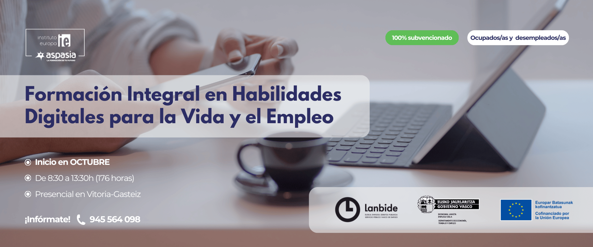 FORMACIÓN INTEGRAL EN HABILIDADES DIGITALES PARA LA VIDA Y EL EMPLEO (Vitoria-Gasteiz)