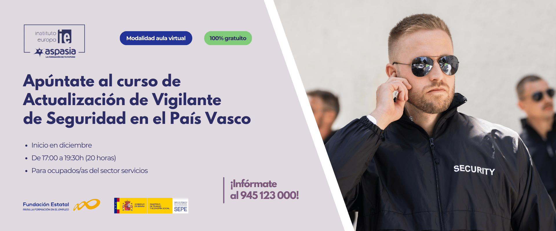 ACTUALIZACIÓN VIGILANTE DE SEGURIDAD - Ocupados/as