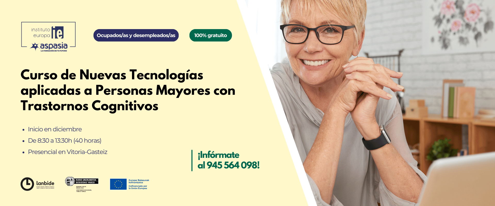 NUEVAS TECNOLOGÍAS APLICADAS A PERSONAS MAYORES CON TRASTORNOS COGNITIVOS (Vitoria-Gasteiz)