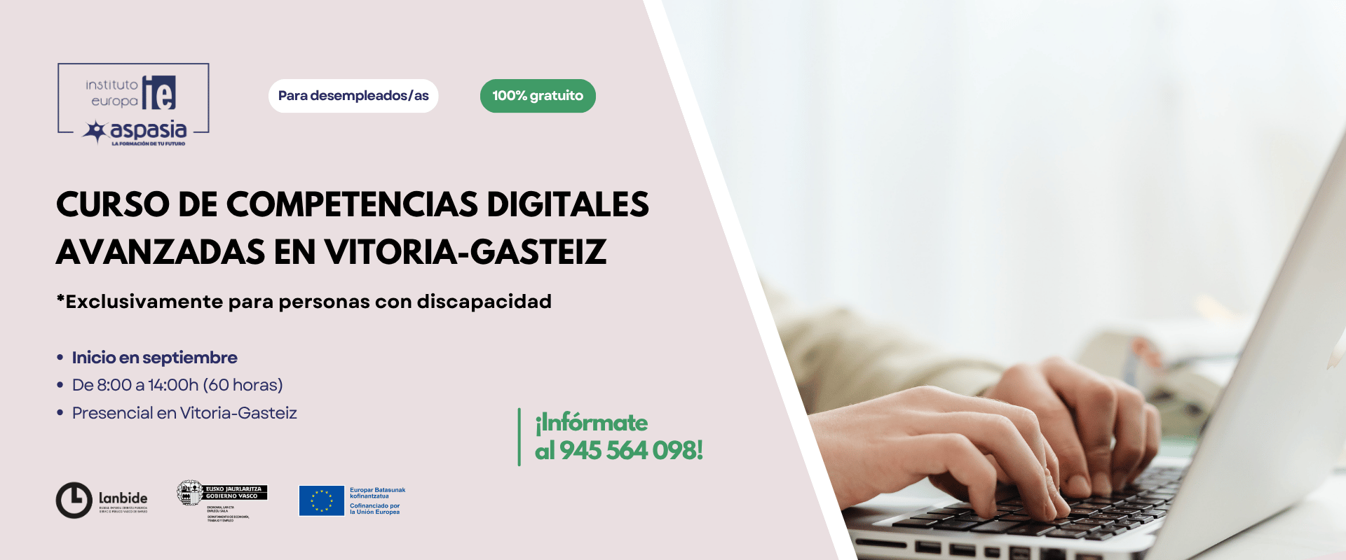 COMPETENCIAS DIGITALES AVANZADAS - Exclusivamente para personas con DISCAPACIDAD