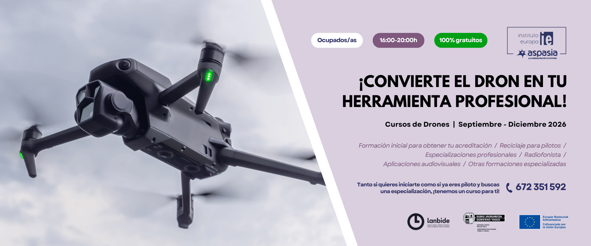 CURSOS DRONES OCUPADOS VITORIA SEPT-DIC 2026